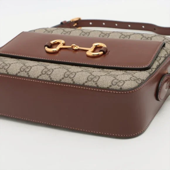 ✅SOLD✅ GUCCI HORSEBIT 1955 SMALL SHOULDER BAG - Picture 3 of 11